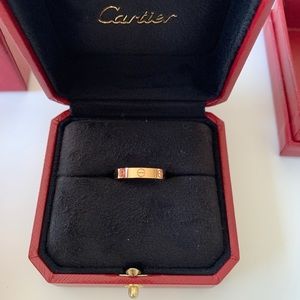 Cartier Love Wedding Band Rose Gold